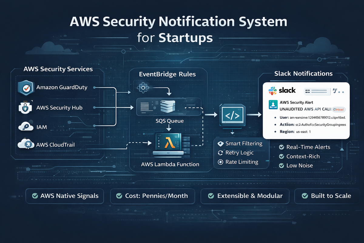 Real-Time AWS Security Notifications System